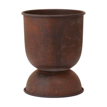 Ferm Living Hourglass krukke extra small Ø21 cm Rust