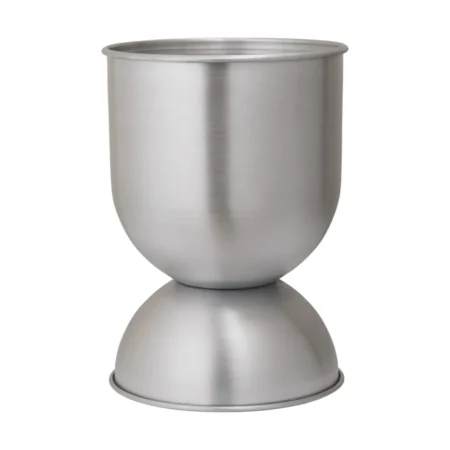 Ferm Living Hourglass krukke lille Ø30 cm Aluminium