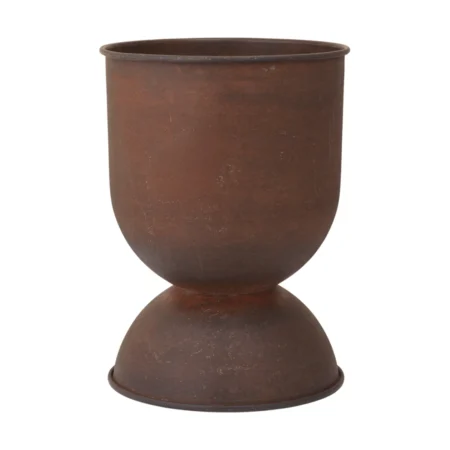 Ferm Living Hourglass krukke lille Ø30 cm Rust