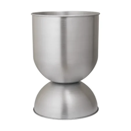 Ferm Living Hourglass krukke medium Ø40 cm Aluminium