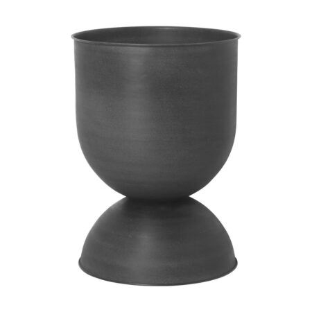 Ferm Living Hourglass krukke medium Ø41 cm Sort-mørkegrå