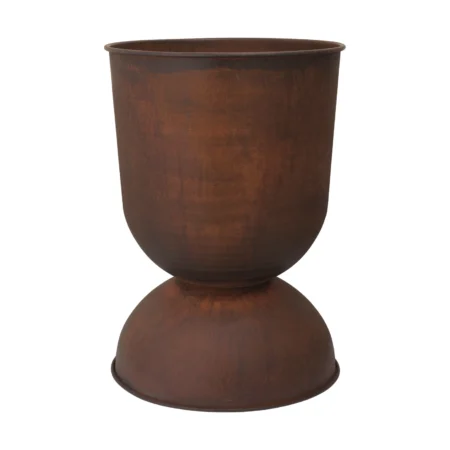 Ferm Living Hourglass krukke stor Ø50 cm Rust