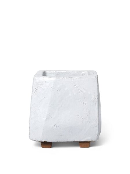 Ferm Living Kurinu Pot H: 16 cm - White