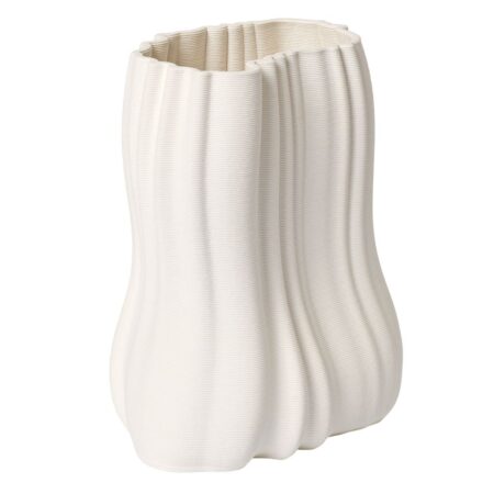 Ferm Living Moire Vase H: 20 cm - Off White