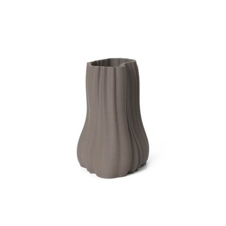 Ferm Living Moire vase H 20 cm - Anthracite