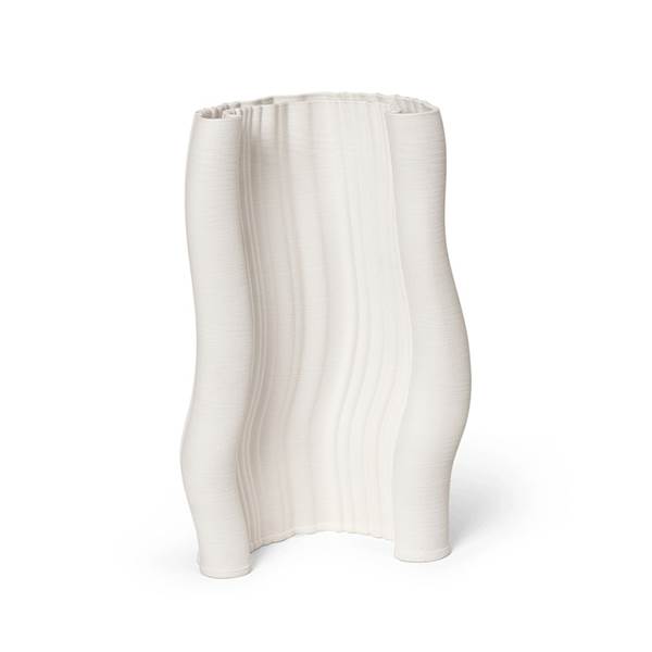 Ferm Living Moire vase H 30 cm - Off white Ferm Living Moire vase H 30 cm - Off white