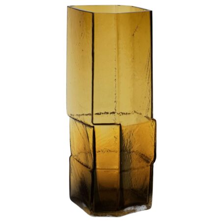 Ferm Living Muro Vase H: 30 cm - Recycled Amber