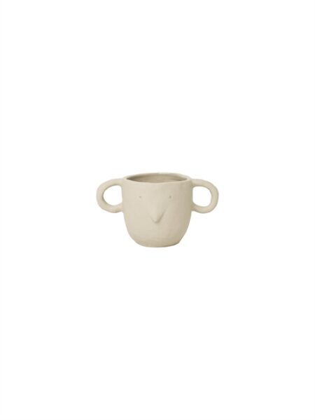 Ferm Living Mus Plant Pot Small H: 9 cm - Sand