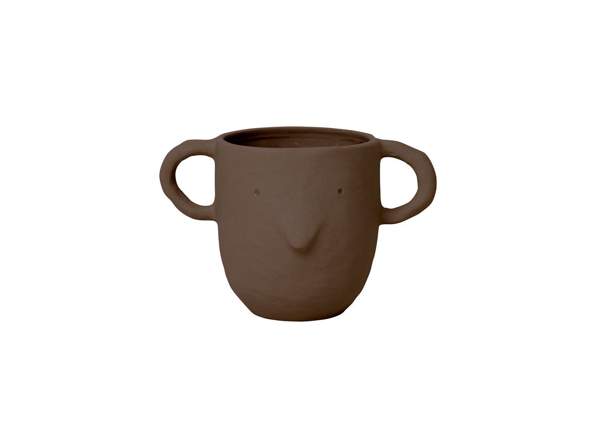 Ferm Living - Mus Plant Pot - Urtepotte - Red Brown - W19 x H12 x D10,5 cm (Large) Ferm Living - Mus Plant Pot - Urtepotte - Red Brown - W19 x H12 x D10,5 cm (Large)