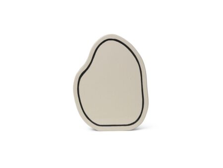Ferm Living - Paste Vase - Vase - Rounded - Off-white - W12 x H35 x D9 cm