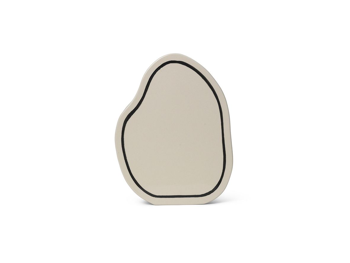 Ferm Living - Paste Vase - Vase - Rounded - Off-white - W12 x H35 x D9 cm Ferm Living - Paste Vase - Vase - Rounded - Off-white - W12 x H35 x D9 cm