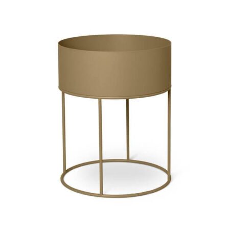 Ferm Living Plant Box - Round - Olive