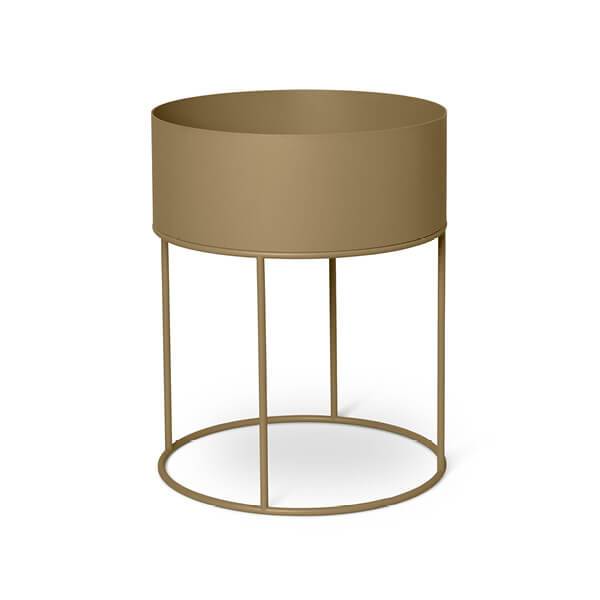 Ferm Living Plant Box - Round - Olive Ferm Living Plant Box - Round - Olive