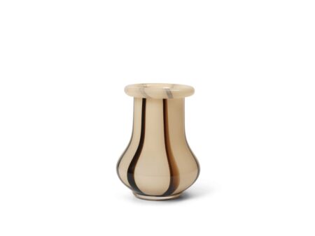 Ferm Living - Riban Vase - Vase - Cream - Small - W:10.8 x H:15 cm