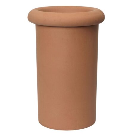 Ferm Living Rollo Pot H: 46 cm - Terracotta