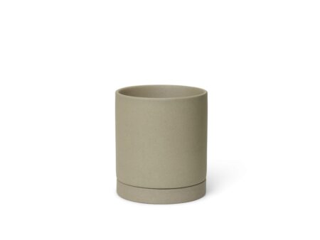 Ferm Living - Sekki Pot - Urtepotte - Sand Medium - Ø: 13,5 - H: 16
