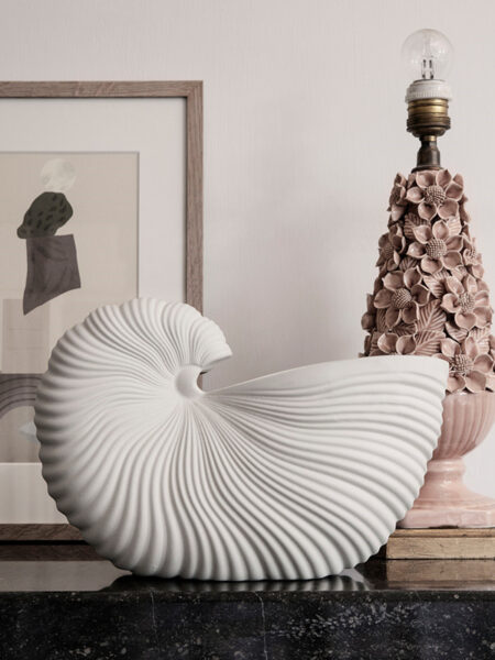 Ferm Living Shell krukke - Off-White