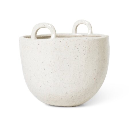 Ferm Living Speckle krukke Ø18,5 cm Offwhite