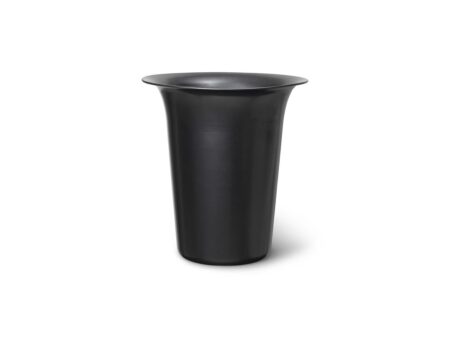 Ferm Living - Spun Alu Basket - Krukke - High - Black - Ø35 x H37,5 cm