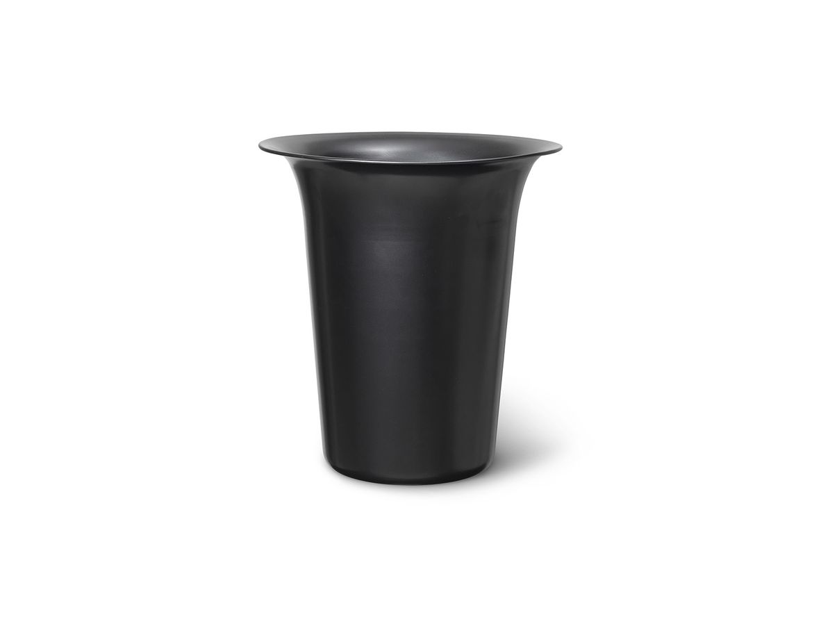 Ferm Living - Spun Alu Basket - Krukke - High - Black - Ø35 x H37,5 cm Ferm Living - Spun Alu Basket - Krukke - High - Black - Ø35 x H37,5 cm