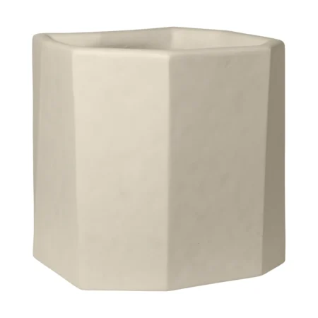 Ferm Living Staffa krukke Ivory, 46x46x45 cm