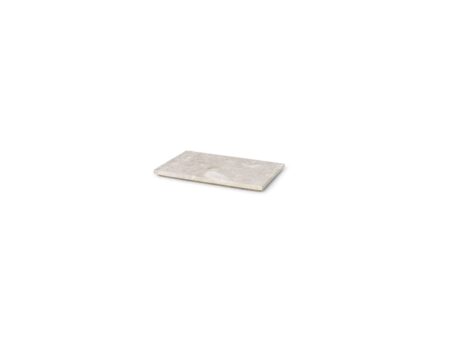Ferm Living - Tray for Plant Box - Bakke - Marmor & Beige - W: 26 - H: 1,5 - D: 17