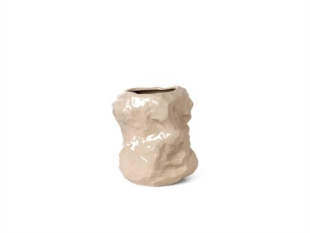 Ferm Living Tuck Vase Ø: 34 cm - Cashmere