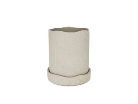 Ferm Living - Uneru Pot - Krukke - Grey - Large - H19,5 x Ø16 cm