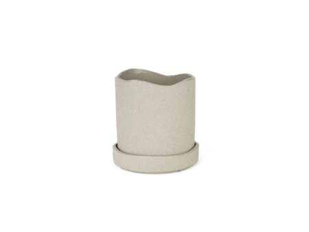 Ferm Living - Uneru Pot - Krukke - Grey - Small - H15 x Ø13 cm