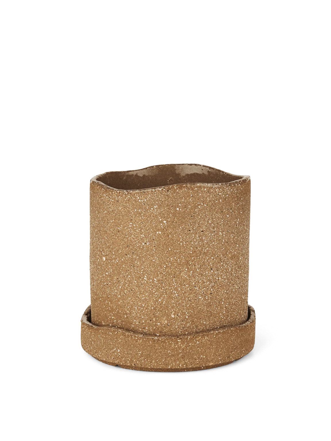 Ferm Living Uneru Pot Ø: 13 cm - Brown Ferm Living Uneru Pot Ø: 13 cm - Brown