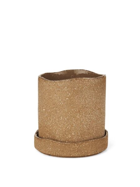 Ferm Living Uneru Pot Ø: 13 cm - Brown