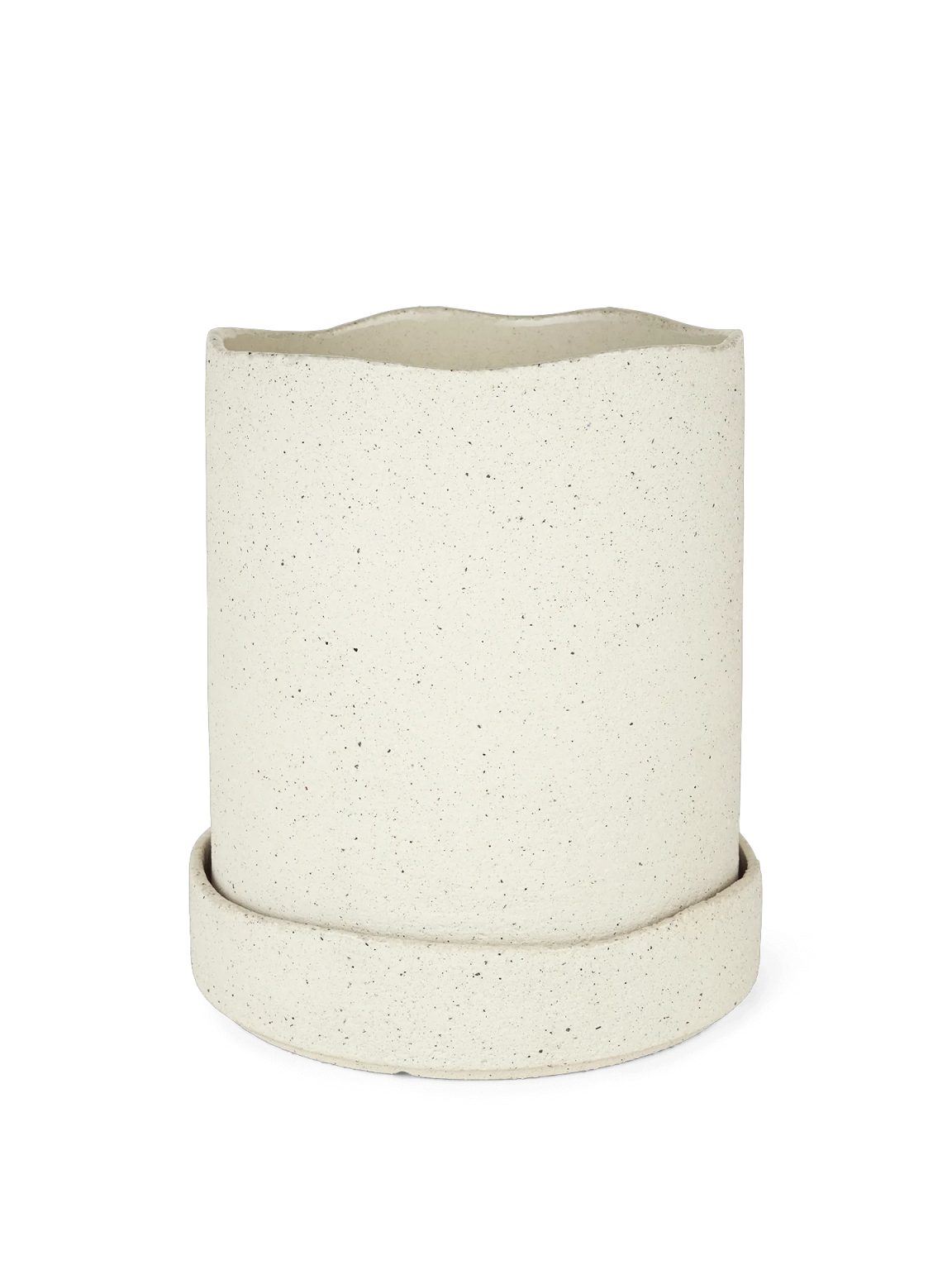 Ferm Living Uneru Pot Ø: 16 cm - White Ferm Living Uneru Pot Ø: 16 cm - White