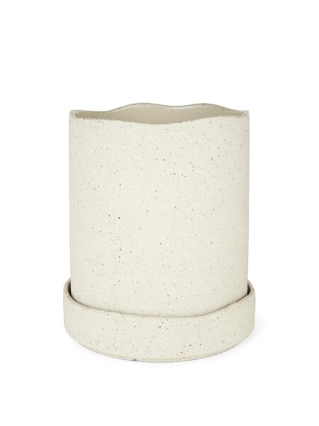 Ferm Living Uneru Pot Ø: 16 cm - White