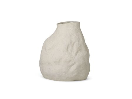 Ferm Living - Vulca Vase - Vase - Off-White - Large - W30 x H45 x D27 cm