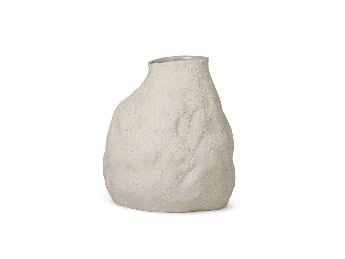 Ferm Living - Vulca Vase - Vase - Off-White - Large - W30 x H45 x D27 cm Ferm Living - Vulca Vase - Vase - Off-White - Large - W30 x H45 x D27 cm