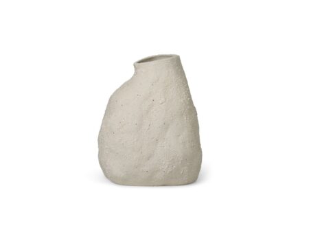 Ferm Living - Vulca Vase - Vase - Off-White - Medium - W25 x H36 x D21 cm