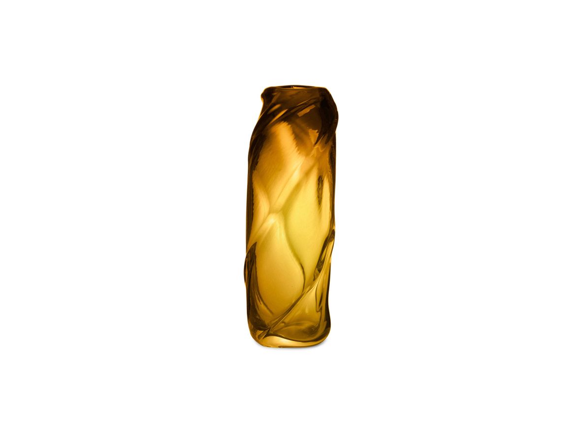 Ferm Living - Water Swirl Vase - Vase - Amber - W16 x H47 x D14 cm Ferm Living - Water Swirl Vase - Vase - Amber - W16 x H47 x D14 cm