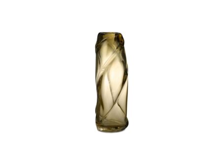 Ferm Living - Water Swirl Vase - Vase - Light Yellow - W16 x H47 x D14 cm