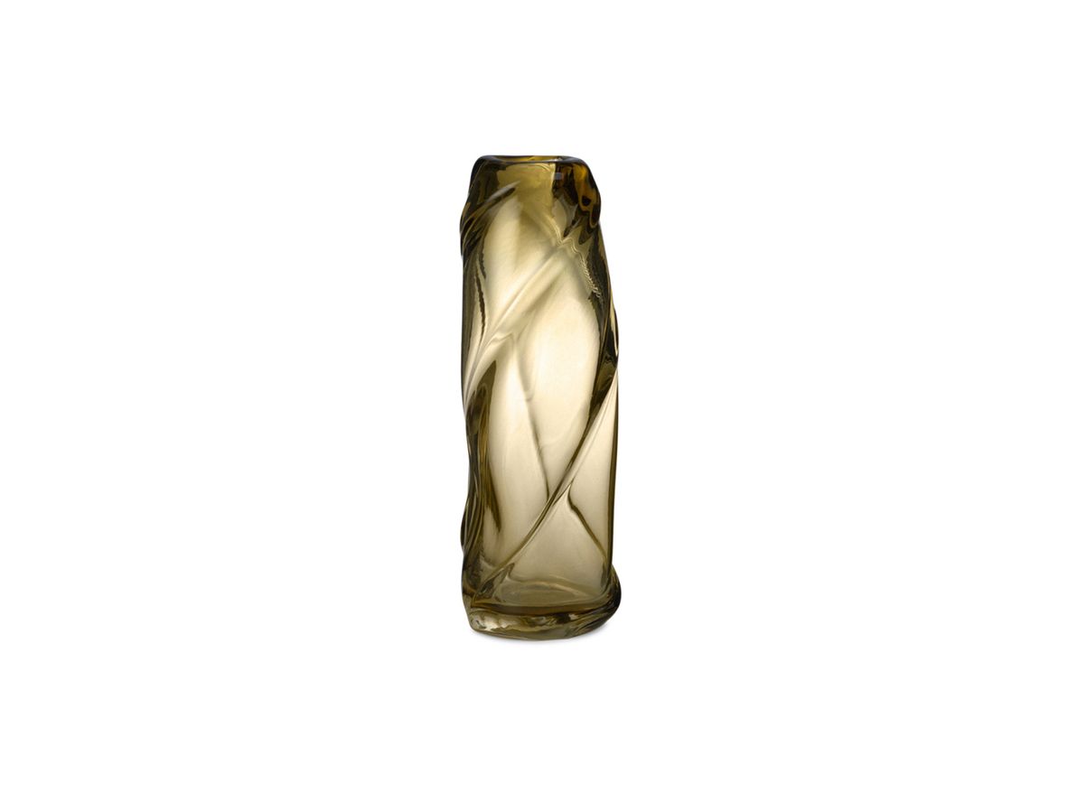 Ferm Living - Water Swirl Vase - Vase - Light Yellow - W16 x H47 x D14 cm Ferm Living - Water Swirl Vase - Vase - Light Yellow - W16 x H47 x D14 cm