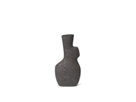 Ferm Living - Yara Vase - Vase - Yara Vase - Large - Rustic Iron - W18 x D9 x H35.5 cm