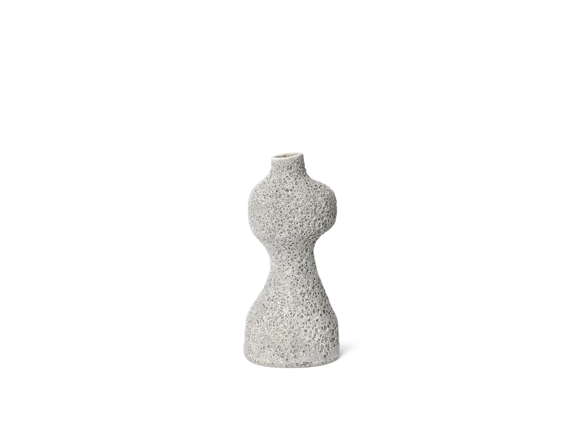 Ferm Living - Yara Vase - Vase - Yara Vase - Medium - Grey Pumice - W14 x D11.5 x H30.5 cm Ferm Living - Yara Vase - Vase - Yara Vase - Medium - Grey Pumice - W14 x D11.5 x H30.5 cm
