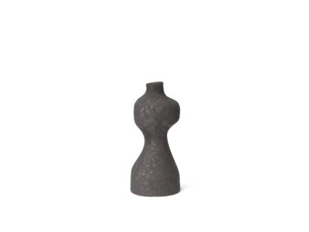 Ferm Living - Yara Vase - Vase - Yara Vase - Medium - Rustic Iron - W14 x D11.5 x H30.5 cm