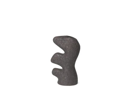 Ferm Living - Yara Vase - Vase - Yara Vase - Small - Rustic Iron - W14.5 x D8.5 x H24 cm