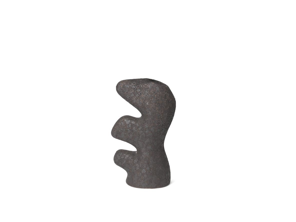 Ferm Living - Yara Vase - Vase - Yara Vase - Small - Rustic Iron - W14.5 x D8.5 x H24 cm Ferm Living - Yara Vase - Vase - Yara Vase - Small - Rustic Iron - W14.5 x D8.5 x H24 cm