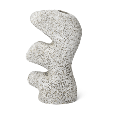 Ferm Living Yara vase small Grey Pumice