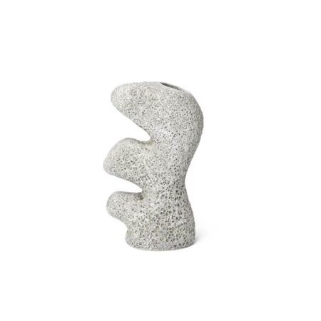Ferm Living Yara vase small - Grey pumice