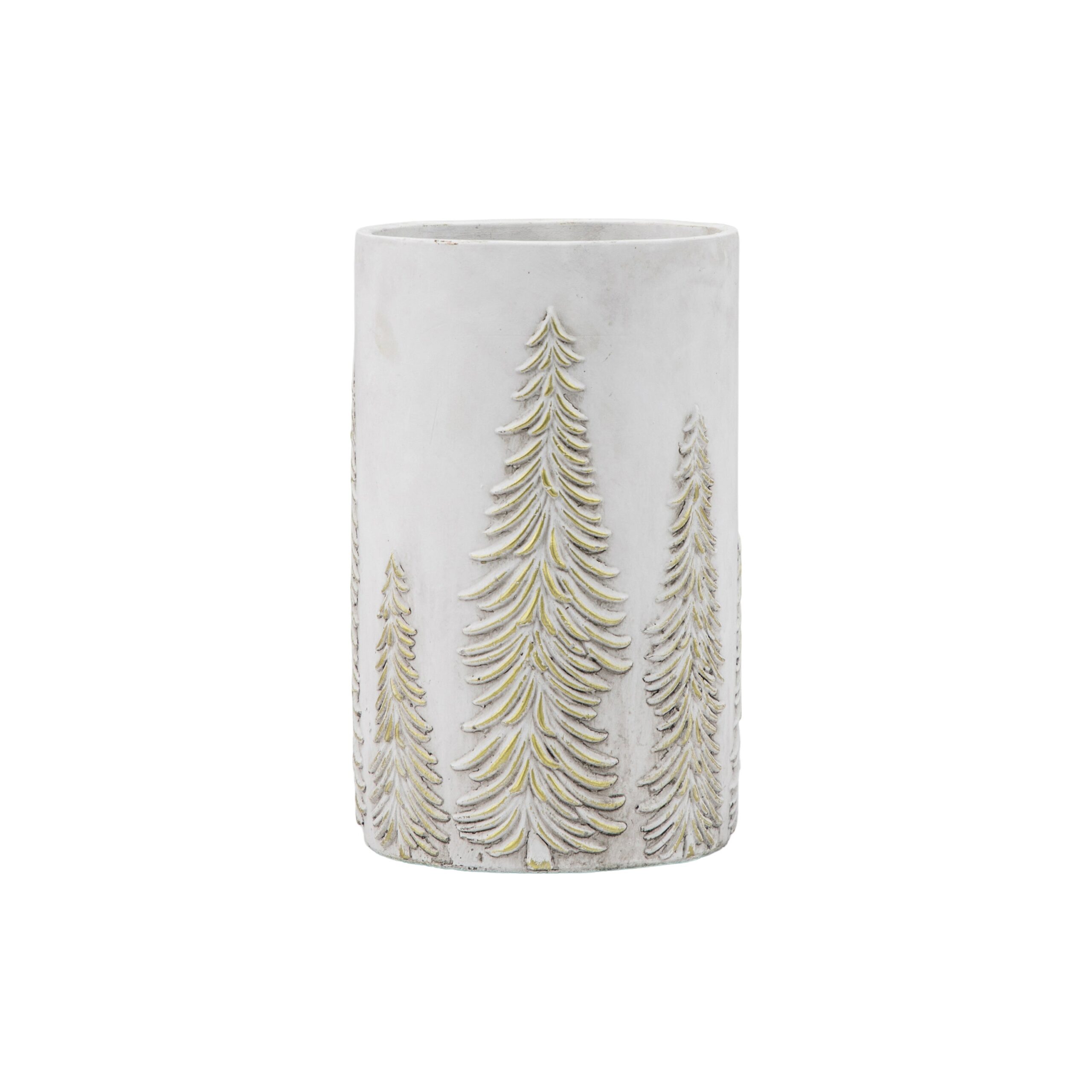 Festive Tree Vase White Festive Tree Vase White