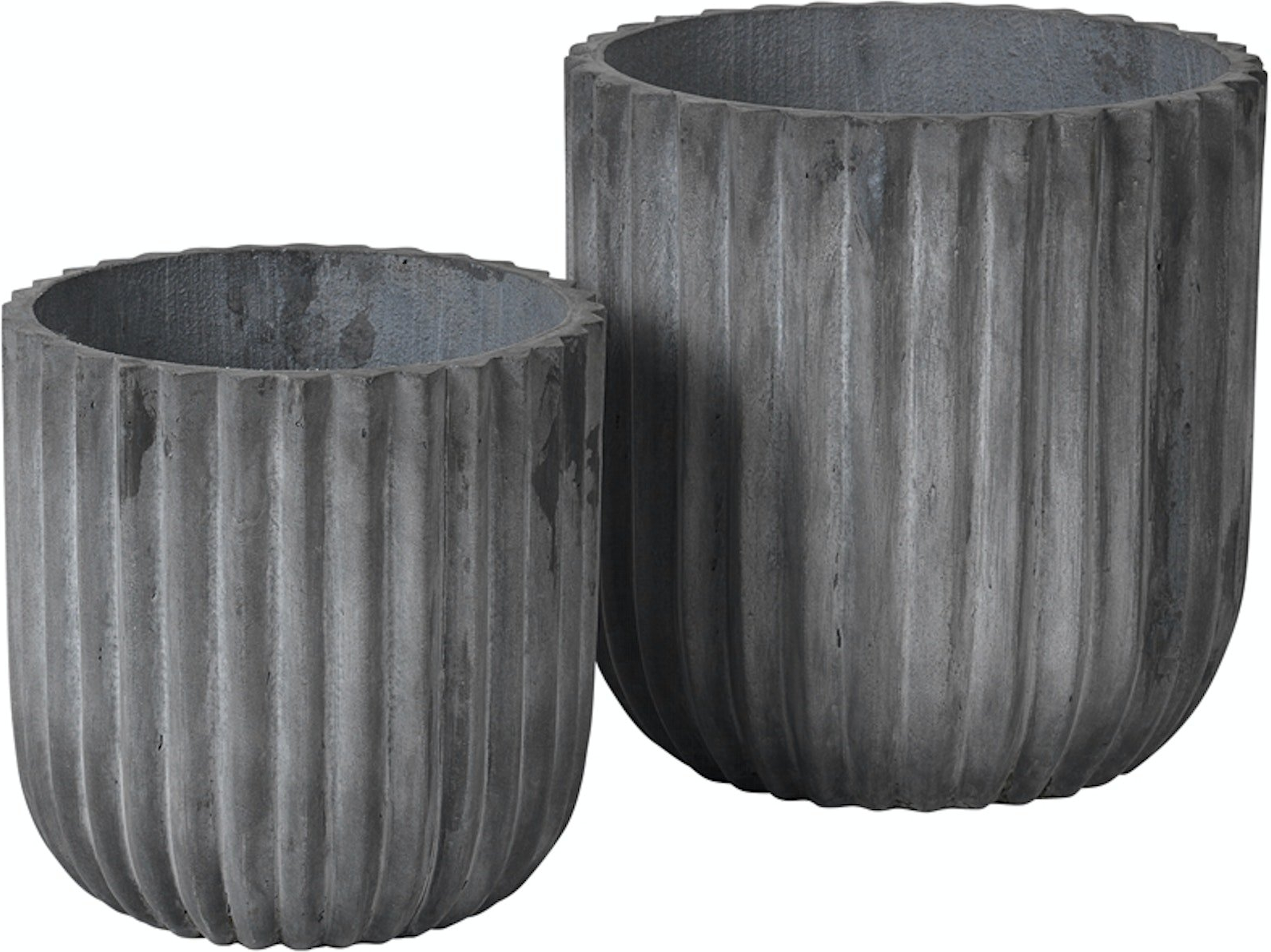 Fiber, Urtepotte, sort, H37x37 cm, fibercement Fiber, Urtepotte, sort, H37x37 cm, fibercement