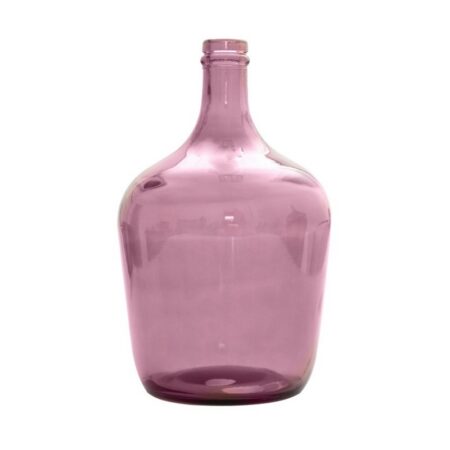 Flaskeformet Glasvase Rosa