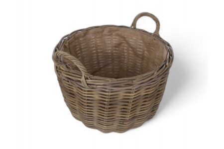 Fletkurv - Naturrattan - Ø44 cm